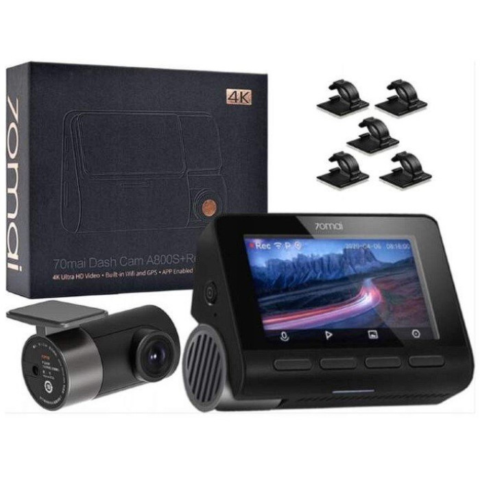 Автомобільний відеореєстратор Xiaomi 70mai Dash Cam A800s + Midrive RC06