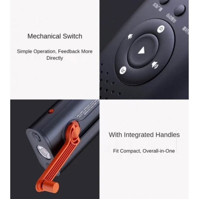 Многофункциональное устройство Xiaomi Nextool Multifunctional Emergency Hand Crank Radio (NE20092)