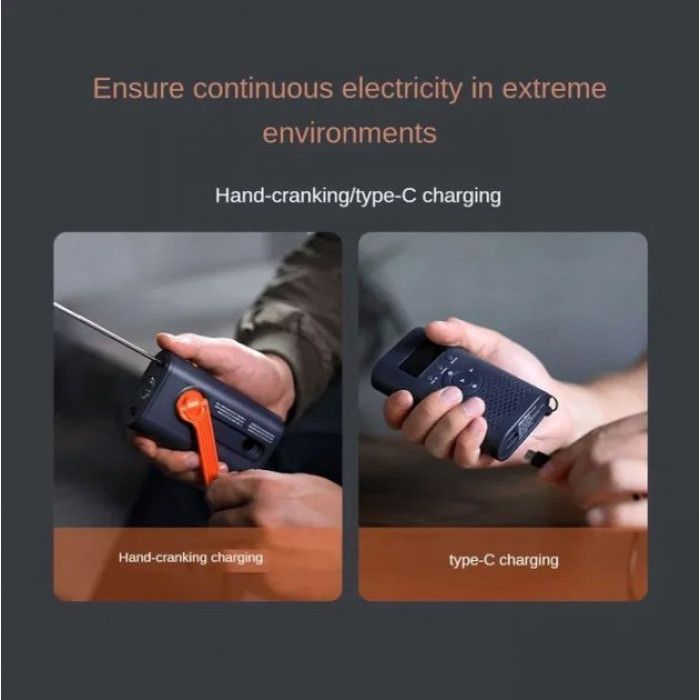 Многофункциональное устройство Xiaomi Nextool Multifunctional Emergency Hand Crank Radio (NE20092)