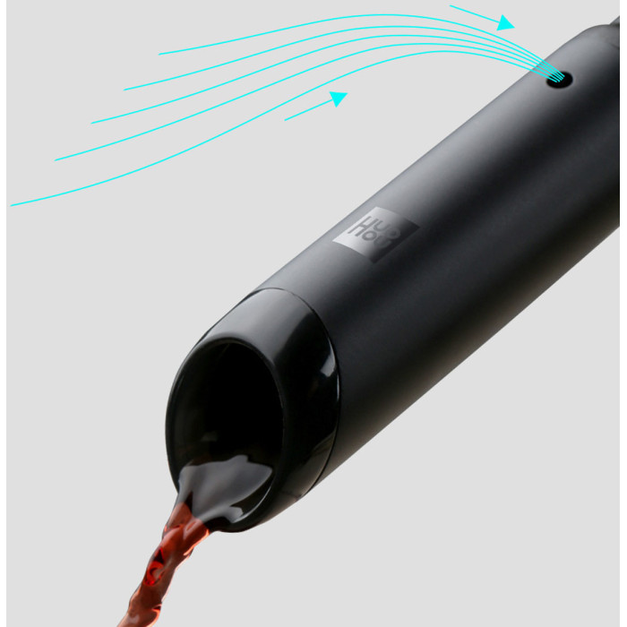 Декантер для вина Xiaomi Huo Hou Vacuum Stopper Black HU0074