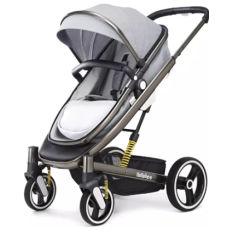 Дитячий візочок 2 в 1 трансформер Xiaomi Bebehoo stroller grey