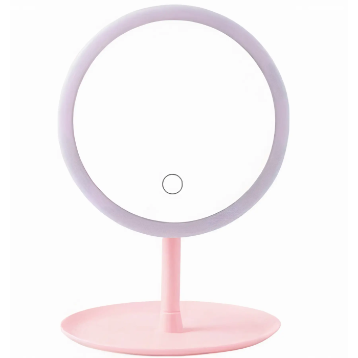 Дзеркало для макіяжу Xiaomi DOCO Daylight Mirror HZJ001 USB pink