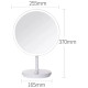 Дзеркало для макіяжу з LED підсвічуванням Xiaomi Jordan-Judy (NV535)