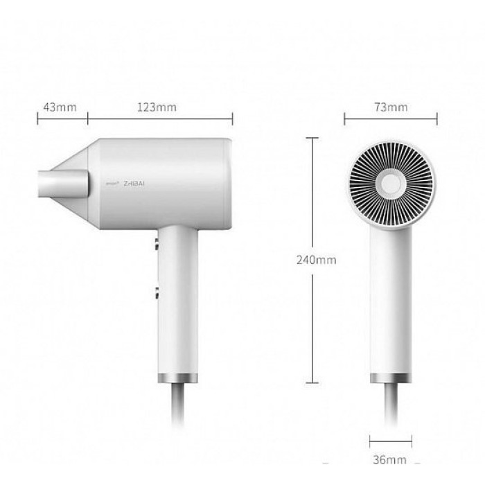 Фен Xiaomi Zhibai Hair Dryer HL3 White