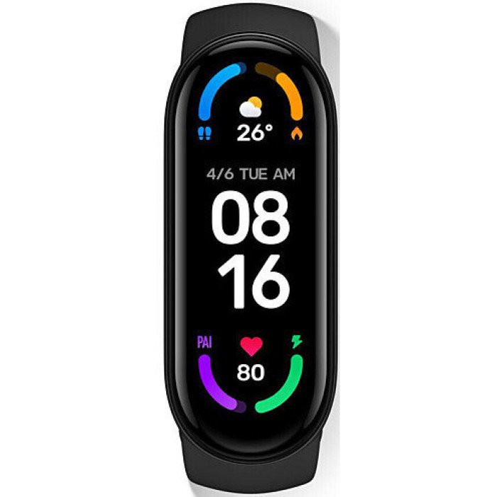 Фітнес-браслет Xiaomi Mi Smart Band 6 Black NFC (BHR4954GL)
