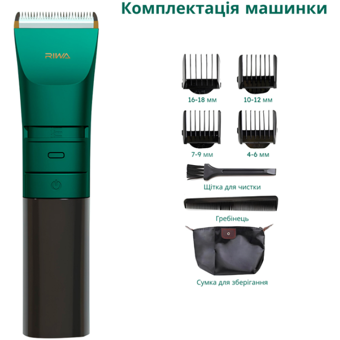 Машинка для стрижки Xiaomi Riwa RA-6110 Green