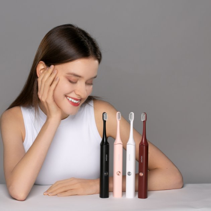 Набор электрических зубных щеток Xiaomi ENCHEN Aurora T+ Red+White