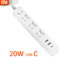 Подовжувач Mi Power Strip 2A1C (3 розетки + 2 USB-port + USB-C) 20W White (XMCXB05QM)