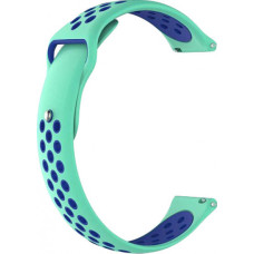 Ремінець Xiaomi Silicone Strap for Amazfit Stratos, 22mm, Green-Blue (AMZSTRSILNIKE-GB)