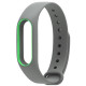 Ремінець для браслета Xiaomi Mi Band 2 Gray/Green