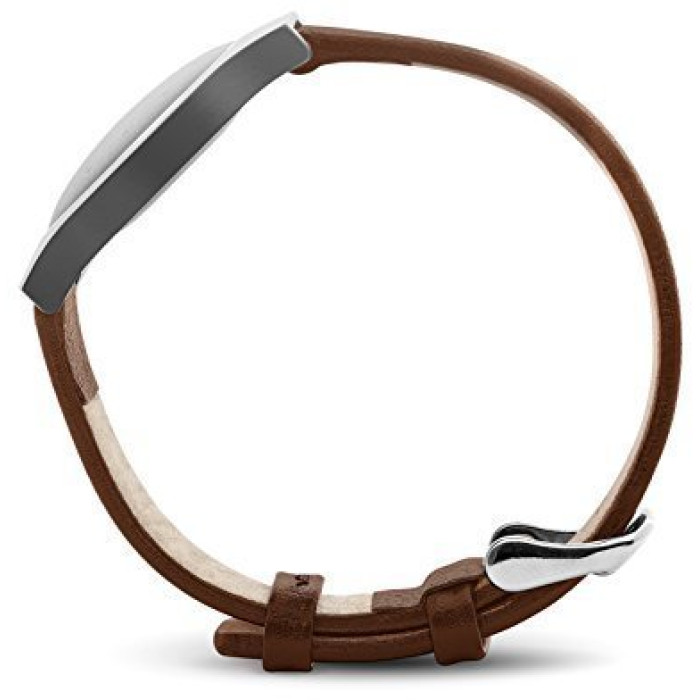 Ремінець для браслета Xiaomi Mi Band Leather Brown+Gold