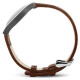 Ремінець для браслета Xiaomi Mi Band Leather Brown+Gold