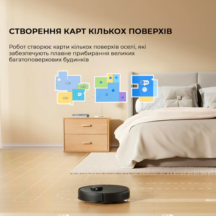 Робот-пилосос Xiaomi Dreame D9 Max Gen2 Black