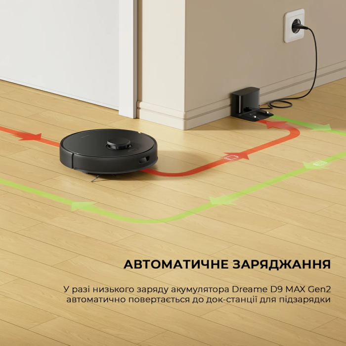Робот-пилосос Xiaomi Dreame D9 Max Gen2 Black