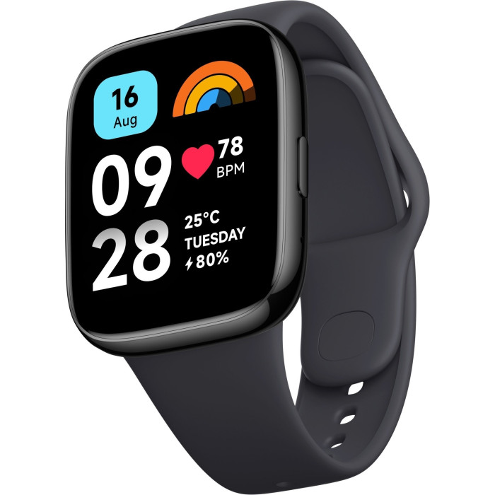 Смарт-годинник Xiaomi Redmi Watch 3 Active Black (Global)