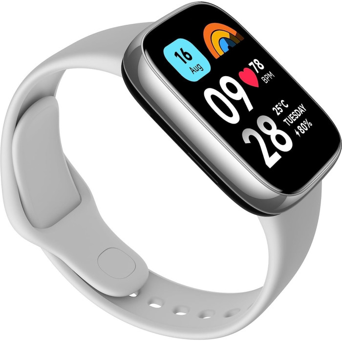 Смарт-годинник Xiaomi Redmi Watch 3 Active Gray + Green Strap