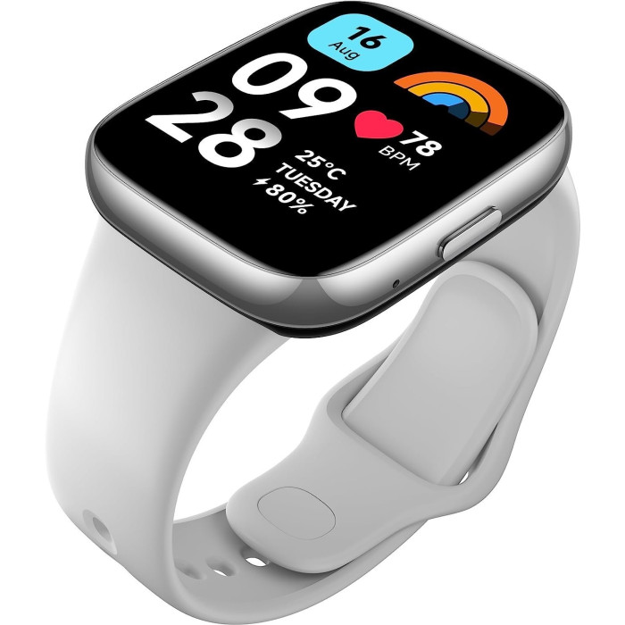 Смарт-годинник Xiaomi Redmi Watch 3 Active Gray + Green Strap