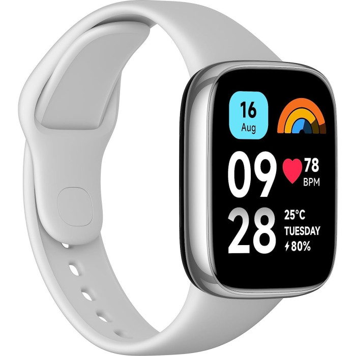 Смарт-годинник Xiaomi Redmi Watch 3 Active Gray + Yellow Strap