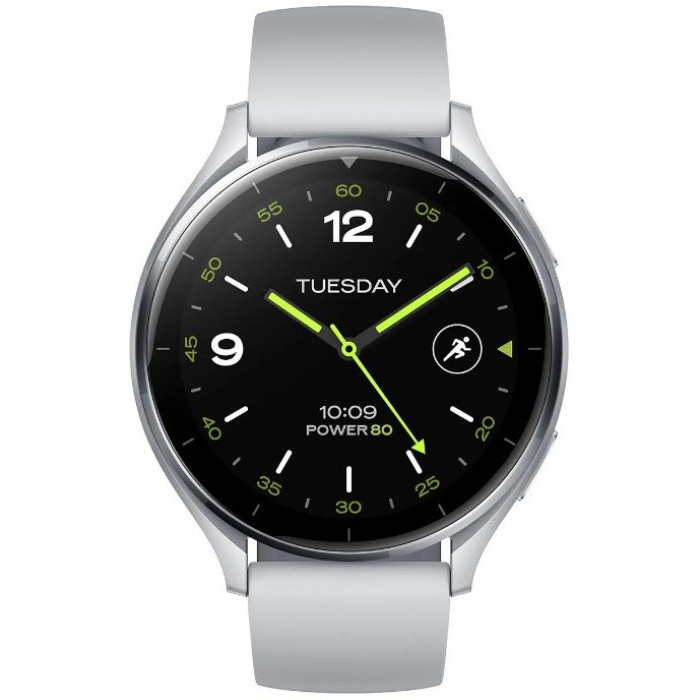 Смарт-годинник Xiaomi Watch 2 Sliver Case with Gray TPU Strap (Global)