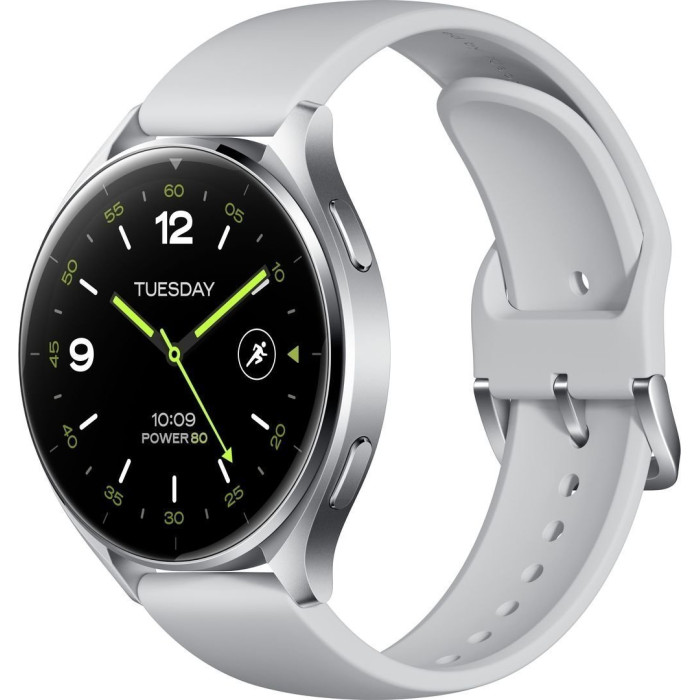 Смарт-годинник Xiaomi Watch 2 Sliver Case with Gray TPU Strap (Global)
