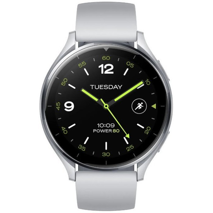 Смарт-годинник Xiaomi Watch 2 Sliver Case with Gray TPU Strap (Global)