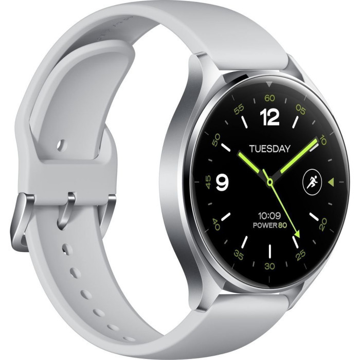 Смарт-годинник Xiaomi Watch 2 Sliver Case with Gray TPU Strap (Global)