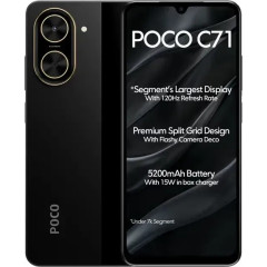 Смартфон POCO C71 4/128GB Black (Global)