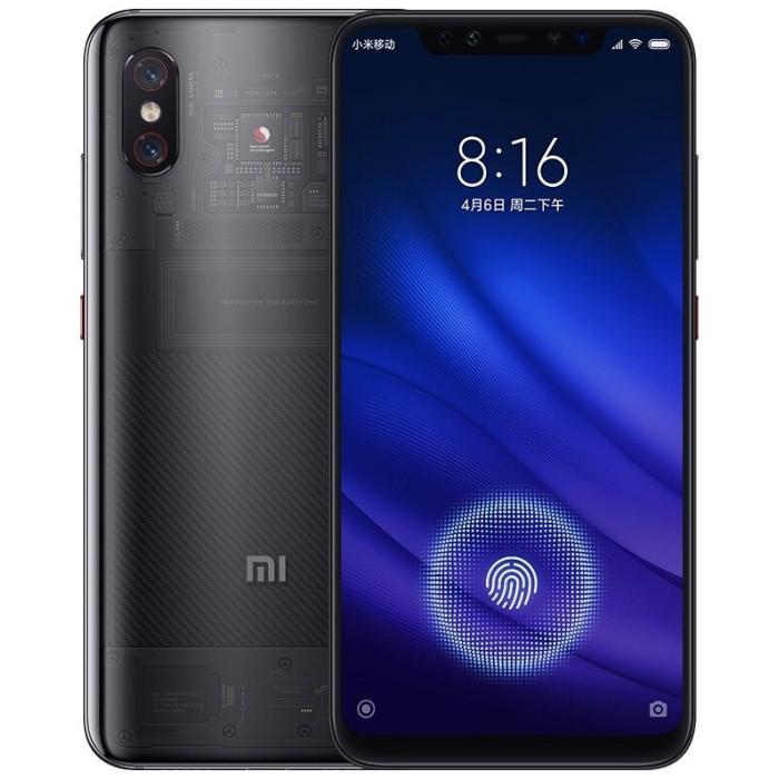 Смартфон Xiaomi Mi8 Pro 8/128Gb Transparent Black (Global)
