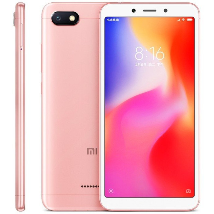 Смартфон Xiaomi Redmi 6A 3/32GB Rose Gold