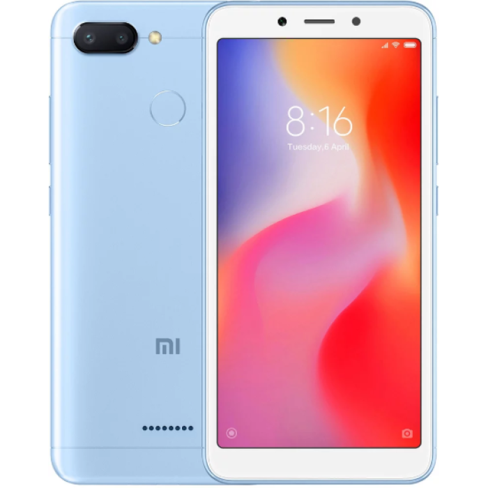 Смартфон Xiaomi Redmi 6 3/64GB Blue