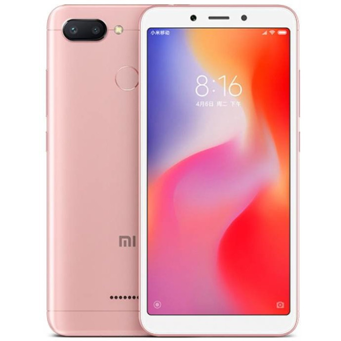 Смартфон Xiaomi Redmi 6 3/64GB Rose Gold