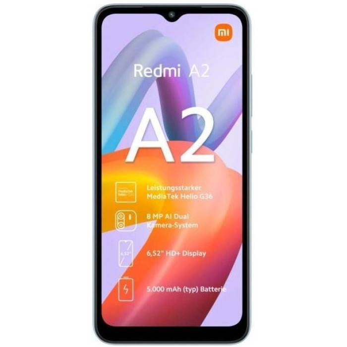 Смартфон Xiaomi Redmi A2 3/32Gb Light Blue (Global)