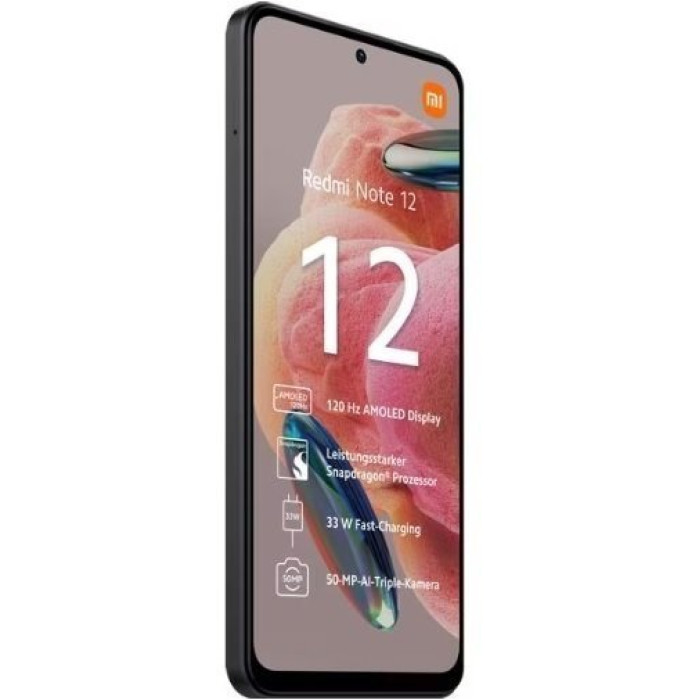 Смартфон Xiaomi Redmi Note 12 8/256GB Black (no NFC)