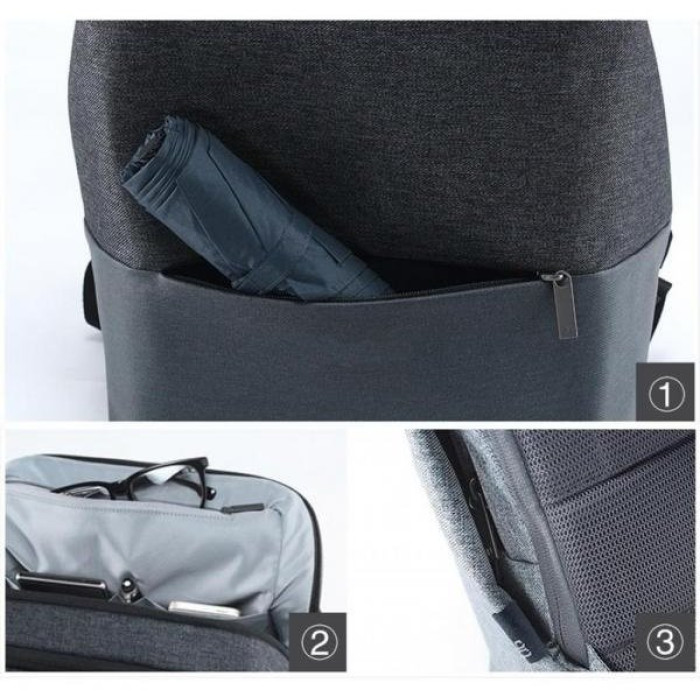 Сумка для ноутбуків Xiaomi 14" RunMi 90 Backpack Light Gray (Р30994)