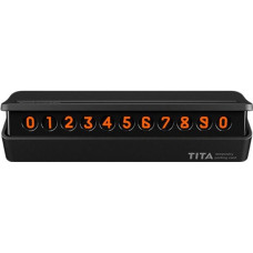 Табличка для паркування з номером телефону Xiaomi BCASE TITA Temporary Parking Card Black