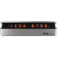 Табличка для паркування з номером телефону Xiaomi BCASE TITA Temporary Parking Card Silver
