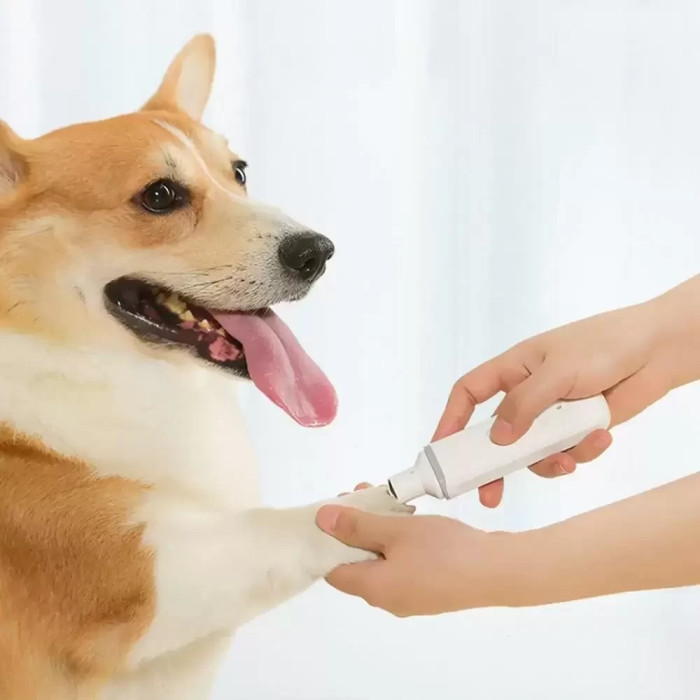 Триммер для когтей домашних животных Xiaomi Pawbby Pet Electric Mill a Methyl Controller White