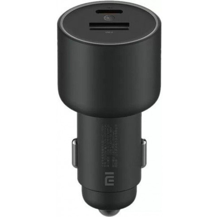 Зарядний пристрій Xiaomi Car Charger USB+USB-C 100W Black (CC07ZM)