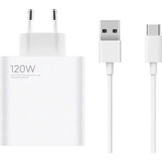 Зарядний пристрій Xiaomi USB Wall Charger 120W White with USB-C Cable (BHR6034EU)
