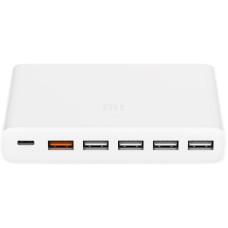 Зарядний пристрій Xiaomi USB Wall Charger Quick Charge 5xUSB+USB-C Mi 3A White (CDQ06ZM)