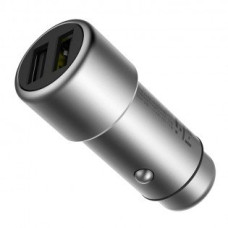 Зарядний пристрій Xiaomi ZMI USB Car Charger 2xUSB 2.4A Silver (AP821)